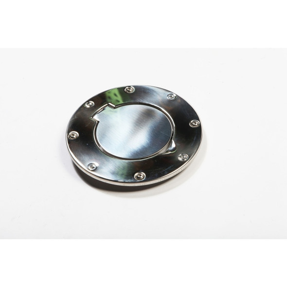 Rugged Ridge 97-06 Jeep Wrangler TJ Stainless Steel Non-Locking Gas Cap Door 11134.01