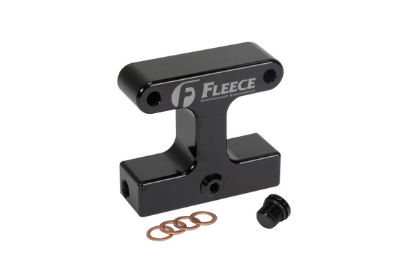 Fleece Performance 07.5-09 Dodge 6.7L Cummins 3rd Gen Fuel Filter Delete FPE-FFD-RO-3G-67
