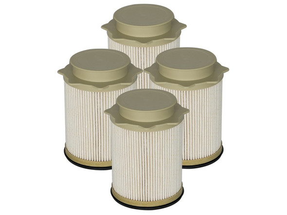 aFe ProGuard D2 Fuel Filter (4 Pack) 10-16 Dodge RAM Diesel Trucks 6.7L (td) 44-FF016-MB