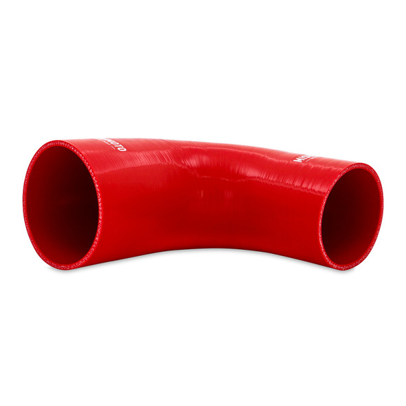 Mishimoto Silicone Reducer Coupler 90 Degree 3in to 4in - Red MMCP-R90-3040RD