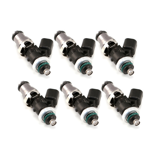 Injector Dynamics 1050-XDS Injectors 14mm (Grey) Adaptor Top GTR Lower Spacer (Set of 6) 1050.48.14.R35.6