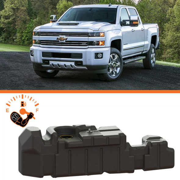 Titan Fuel Tanks 17-19 GM 2500/3500 Duramax Crew Cab Short Bed 56 Gallon XXL Mid-Ship Fuel Tank 7010217