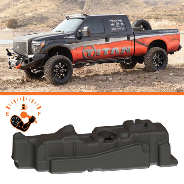 Titan Fuel Tanks 11-16 Ford F-250/F-350 PowerStroke Crew Cab Short Bed 60 Gallon XXL Mid-Ship Tank 7021211