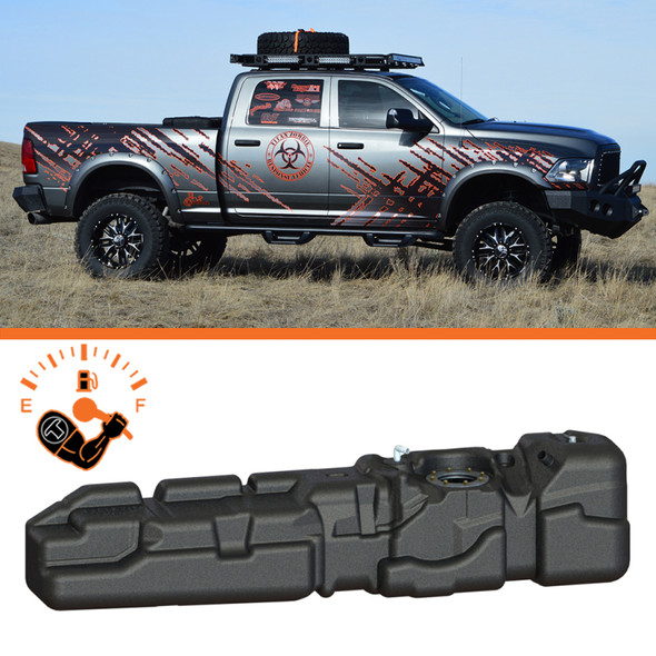 Titan Fuel Tanks 10-12 RAM 2500/3500 Cummins Crew Cab Short Bed 56 Gallon XXL Mid-Ship Fuel Tank 7030210