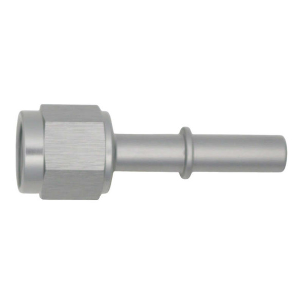 DeatschWerks 6AN Female Flare Swivel to 5/16in Male EFI Quick Disconnect - Anodized DW Titanium 6-02-0130