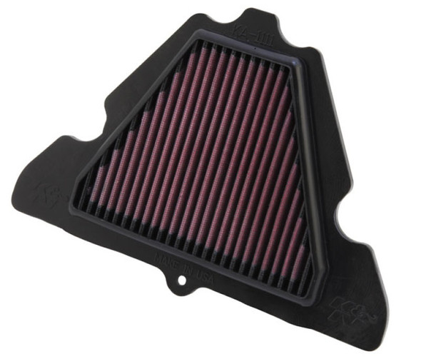 K&N 11-13 Kawasaki Z1000 1000/ ZX1000 Ninja / 11-12 Z1000 SX / 12 Versys 1000 Replacement Air Filter KA-1111