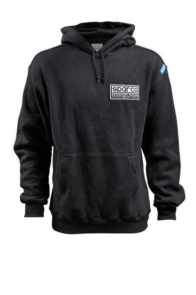 Sparco Swtshrt Hooded Heritage Blk Me SP03200NR2M