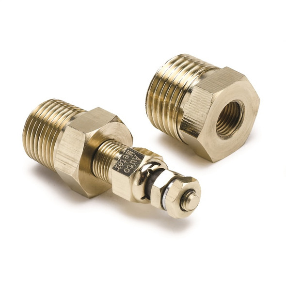 Autometer Replacement Senders for Short Sweep Electric Temperature Gauge Sender (250/300/340 Deg) 2258