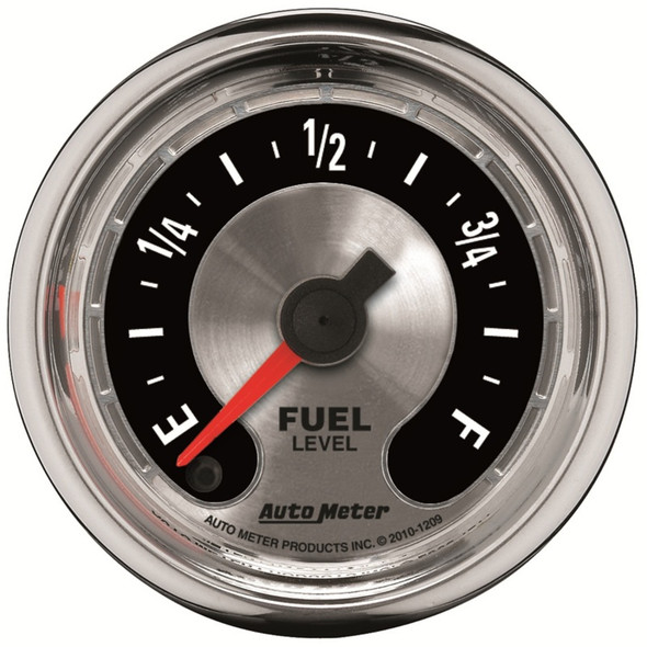 Autometer 52mm Digital Stepper Programmable Empty/Full Range Full Sweep Electronic Fuel Level Gauge 1209