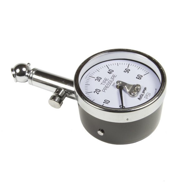 Autometer 60 PSi Peak/Hold Mechanical Tire Pressure Gauge 2343
