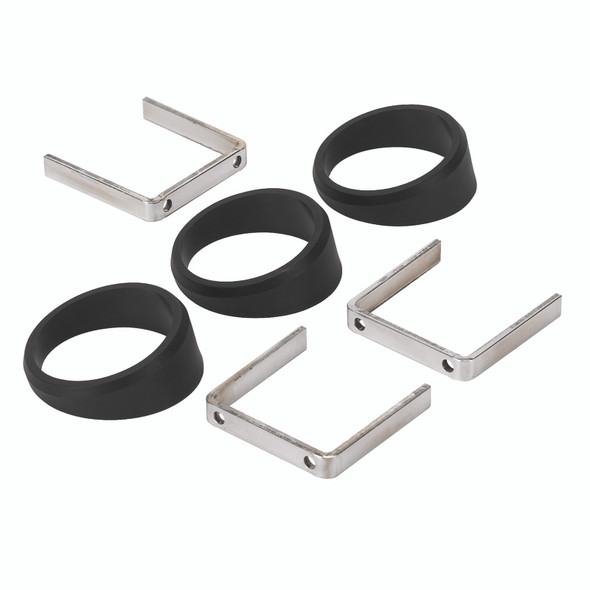 Autometer or Autogage 2-1/16in Black Angle Rings -- 3 Pack 2234
