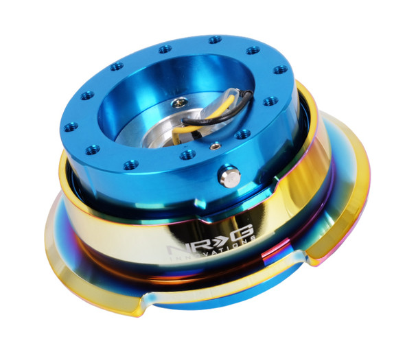NRG Quick Release Gen 2.8 - Blue Body / Neochrome Ring SRK-280BL-MC