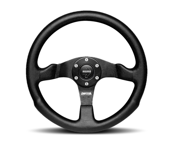 Momo Competition Steering Wheel 350 mm - Black AirLeather/Black Spokes COM35BK0B