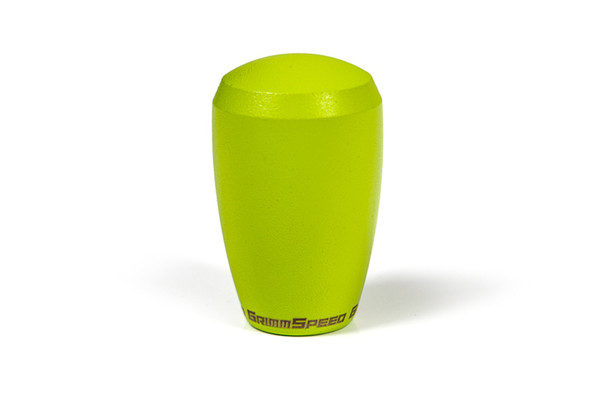 GrimmSpeed Shift Knob Stainless Steel - Subaru 5 Speed and 6 Speed Manual Transmission - Neon Green 380004