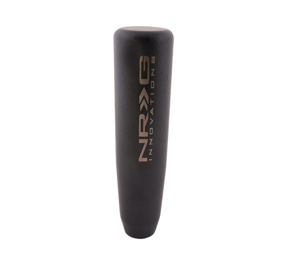 NRG Universal Short Shifter Knob - 5in. Length / Heavy Weight 1.27Lbs. - Black Wrinkle Finish SK-480BK