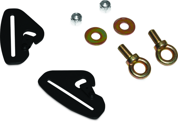 DragonFire Racing Quick-Release Snap Hook Harness Tab Kits 3in 521300