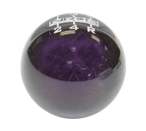 NRG Universal Ball Style Shift Knob - Heavy Weight 480G / 1.1Lbs. - Green/Purple (5 Speed) SK-300GP-W