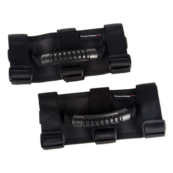 Rugged Ridge Ultimate Grab Handles Black 55-20 CJ/Jeep Wrangler /JT 13505.04