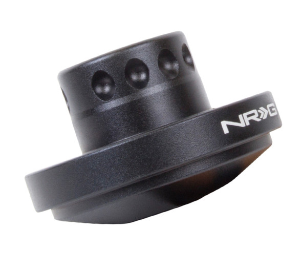 NRG Short Spline Adapter - Polaris RZR / Ranger (Secures w/OEM Lock Nut / Fits Quick Lock) - Black SRK-RZRLH