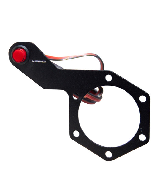 NRG Steering Single Switch - Extended Kit Black WSS-100BK
