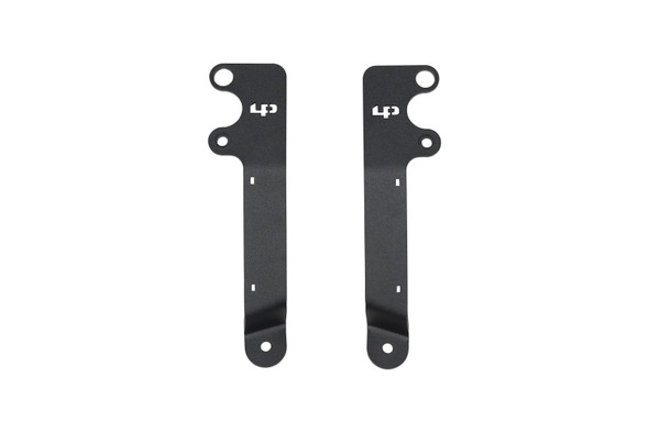 LP Aventure 18-19 Subaru Crosstrek Hood Light Brackets - Powder Coated (Pair) FLP-CTA-18-HBL-B+OPC