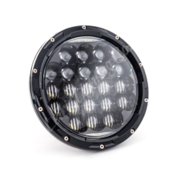 Letric Lighting 7in Led Aggressive Headlght Blk LLC-ILHC-7A
