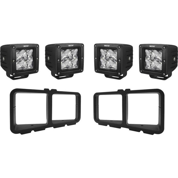 Westin Universal Light Kit for Outlaw Front Bumpers - Textured Black 58-9915
