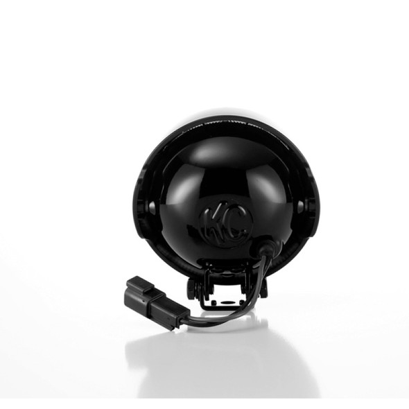 KC HiLiTES Rally 400 4in. Round Halogen Light 55w Spread Beam (Single) - Black 1490