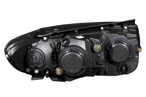 ANZO 2007-2007 Hyundai Santa Fe Projector Headlights w/ LED Black 111237