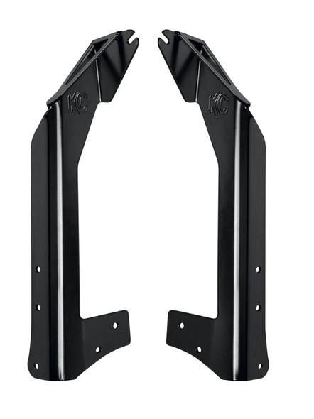 KC HiLiTES Jeep JK 50in. Overhead Xross Bar Light Mount (Bar Only/Req. Mount Brackets) - Black 7419