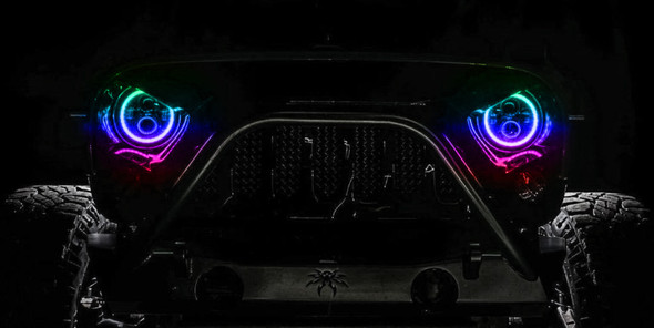 Oracle Jeep Wrangler JL/Gladiator JT 7in. High Powered LED Headlights (Pair) - Dynamic SEE WARRANTY 5769J-332