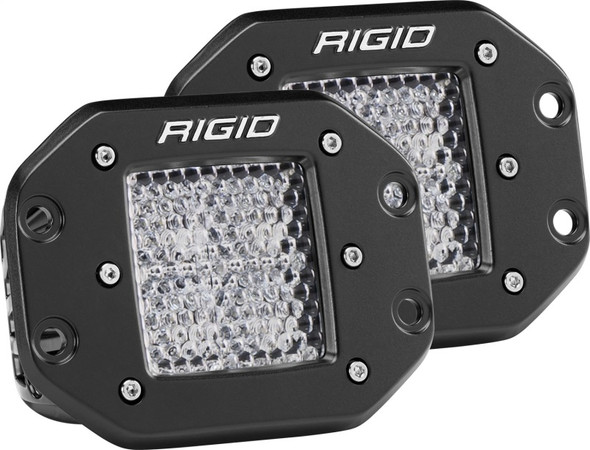 Rigid Industries Dually - Flush Mount - 60 Deg. Lens - Set of 2 212513