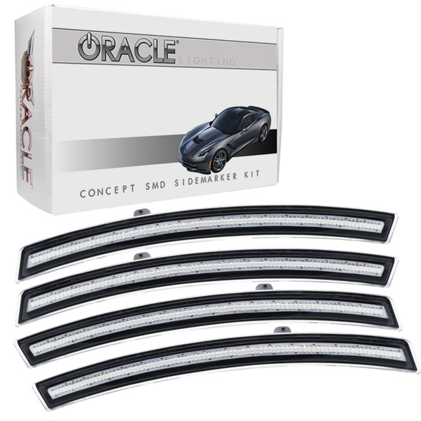 Oracle Chevrolet Corvette C7 Concept Sidemarker Set - Clear - No Paint SEE WARRANTY 2392-019