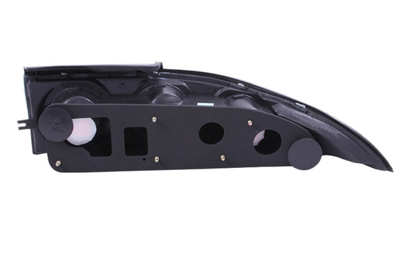 ANZO 1995-1999 Mitsubishi Eclipse Taillights Black 221084