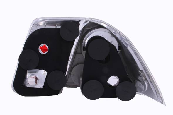 ANZO 2001-2004 Honda Civic Taillights Chrome 221047