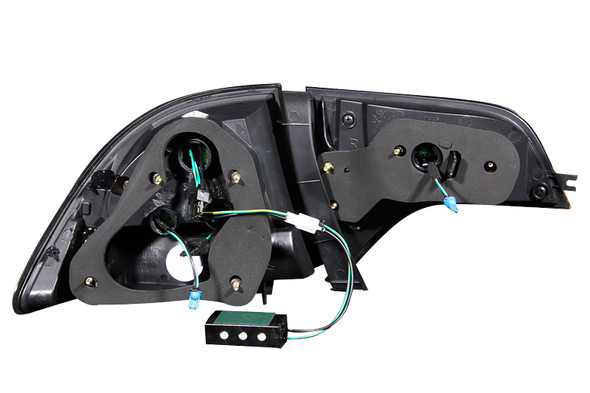 ANZO 2006-2011 Honda Civic LED Taillights Black 321152