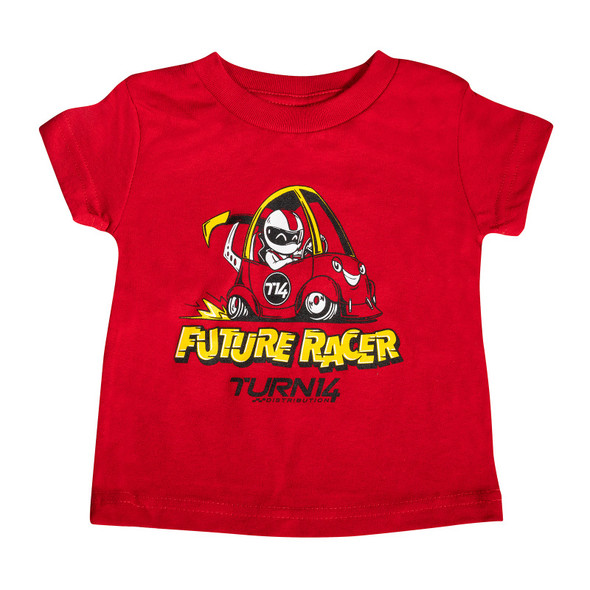Turn 14 Distribution Baby Future Racer Tshirt - Red C9920