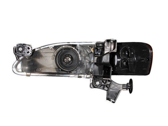 ANZO 1998-2000 Toyota Corolla Crystal Headlights Black 121131