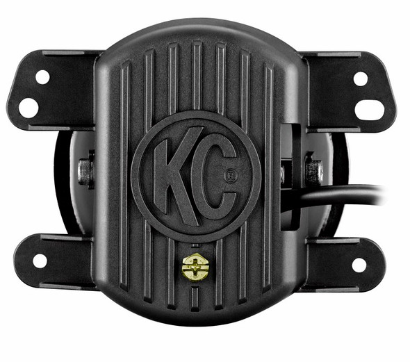 KC HiLiTES 07-09 Jeep JK 4in. Gravity G4 LED Light 10w SAE/ECE Clear Fog Beam (Pair Pack System) 494