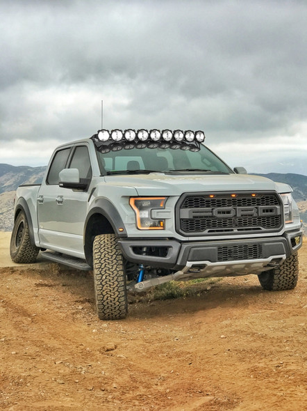KC HiLiTES 17-18 Ford Raptor 57in. Pro6 Gravity LED 9-Light 180w Combo Beam Overhead Light Bar Sys 91333