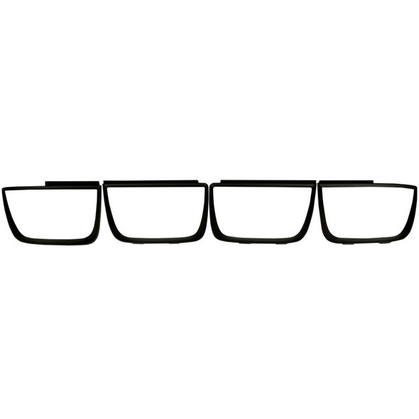 ANZO Taillight Bezels 2010-2013 Chevrolet Camaro Taillight Bezels - 4pc Flat Black 351001