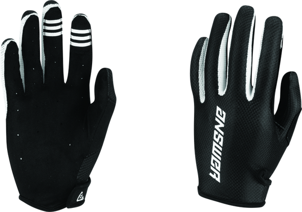 Answer Ascent Glove Black/White Womens - Medium 447036