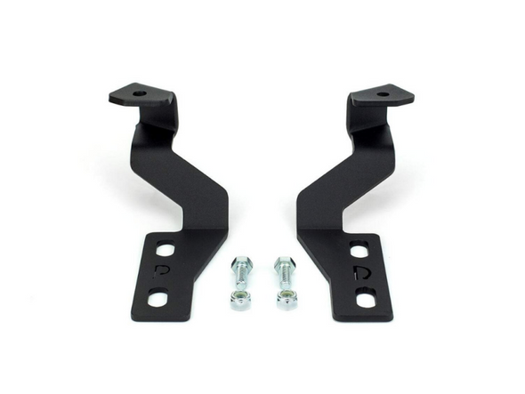 Cali Raised 14-21 Toyota Tundra Low Profile Ditch Light Brackets Kit - Brackets Only CR2351