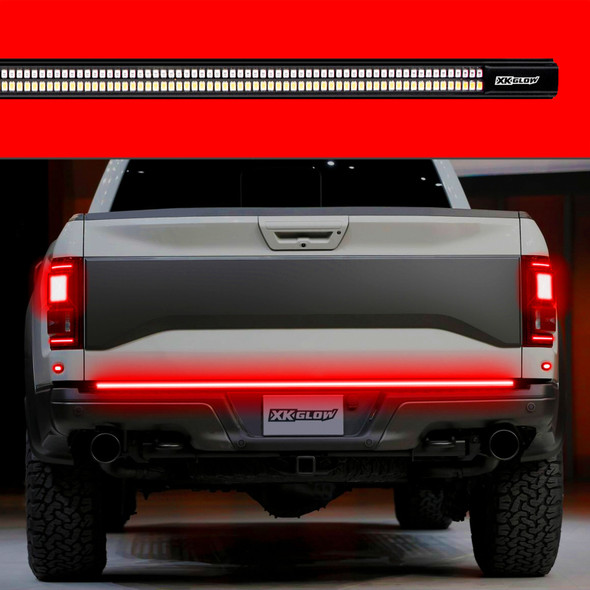 XK Glow Truck Tailgate Light w/ Chasing Turn Signal & Built-in Error Canceller - 3rd gen 48in XK041024