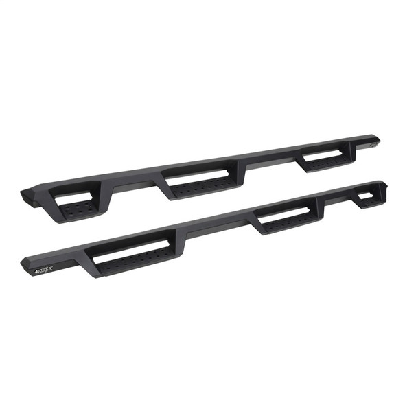Westin 2019 Chevrolet Silverado/Sierra 1500 (5.5ft) Drop Wheel to Wheel Nerf Step Bars - Txt Black 56-534685
