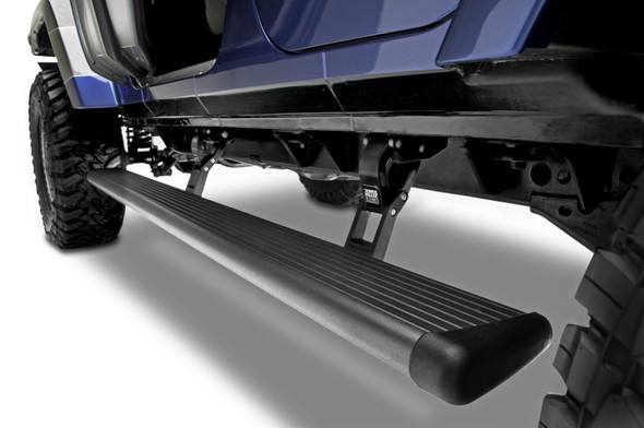 AMP Research 18-24 Jeep Wrangler JL 4DR (Excl. 4XE/Rubicon 392) PowerStep - Black 75132-01A