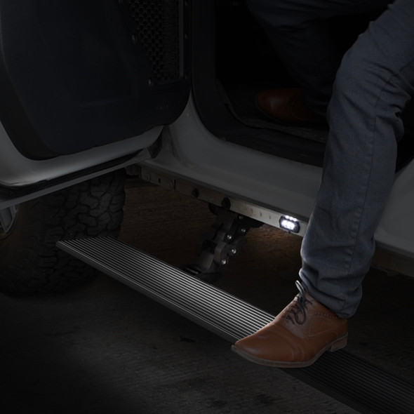 RealTruck 22-24 Toyota Tundra Crew Cab VoltStep Electric Running Board Kit - Tex. Blk 20444587PC