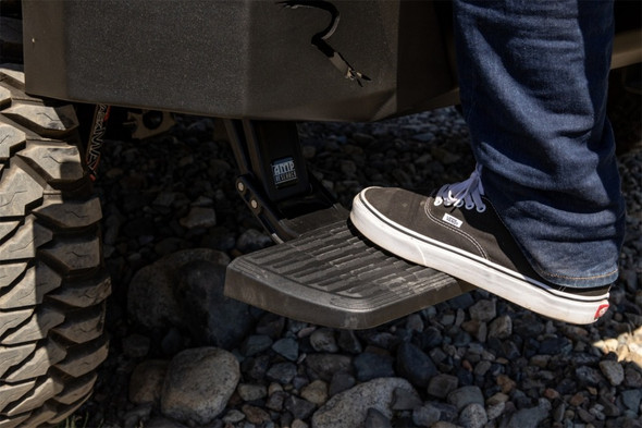 AMP Research 2018 Jeep Wrangler (JL) BedStep - Black 75321-01A