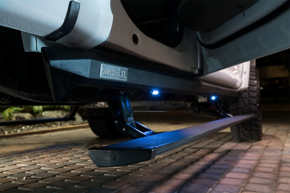 AMP Research 2007-2017 Toyota Tundra Extended Crew Cab (Plug N Play) PowerStep XL - Black 77137-01A