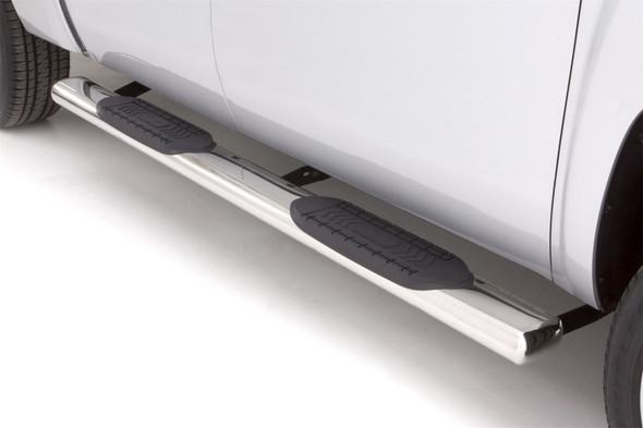 Lund 99-13 Chevy Silverado 1500 Std. Cab 6in. Oval Straight SS Nerf Bars - Polished 24355008